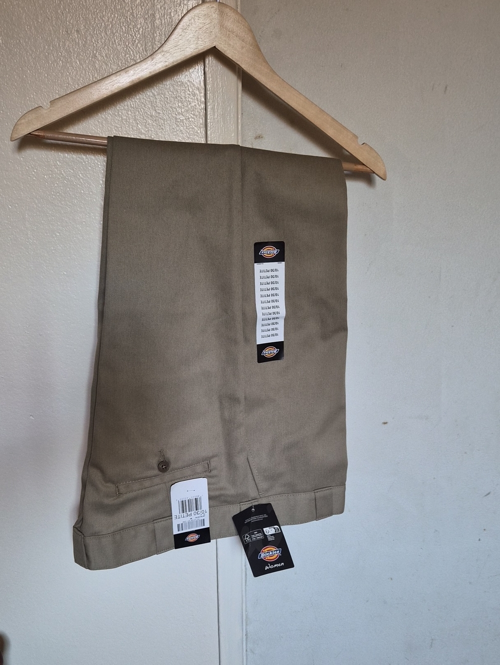 Dickies Straight Leg Work Pants in Tan
